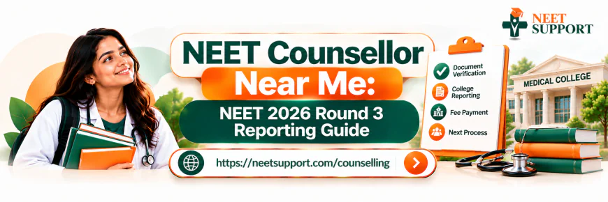 NEET Counsellor Near Me: NEET 2026 Round 3 Reporting Guide