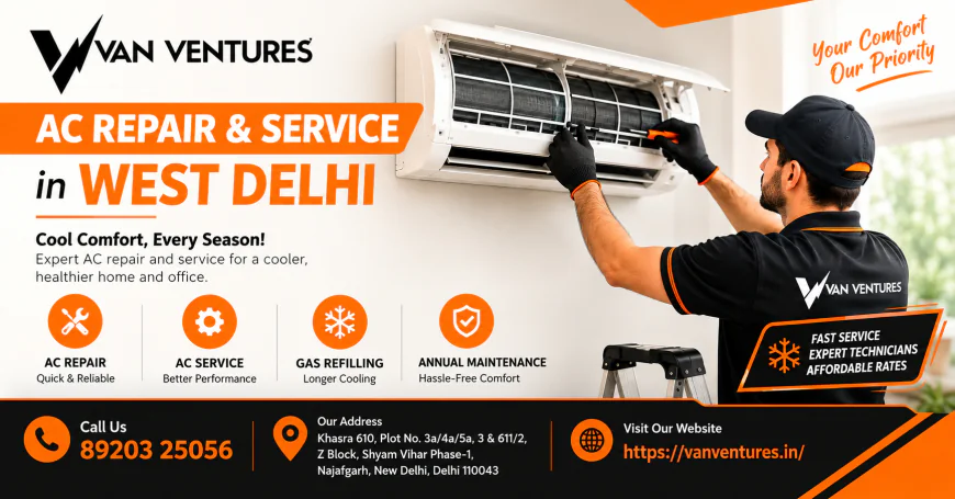 AC Repair & Service in West Delhi – Reliable Air Conditioner Solutions