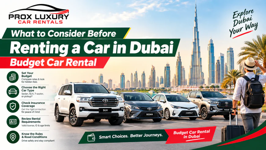 What to Consider Before Renting a Car in Dubai | Budget Car Rental