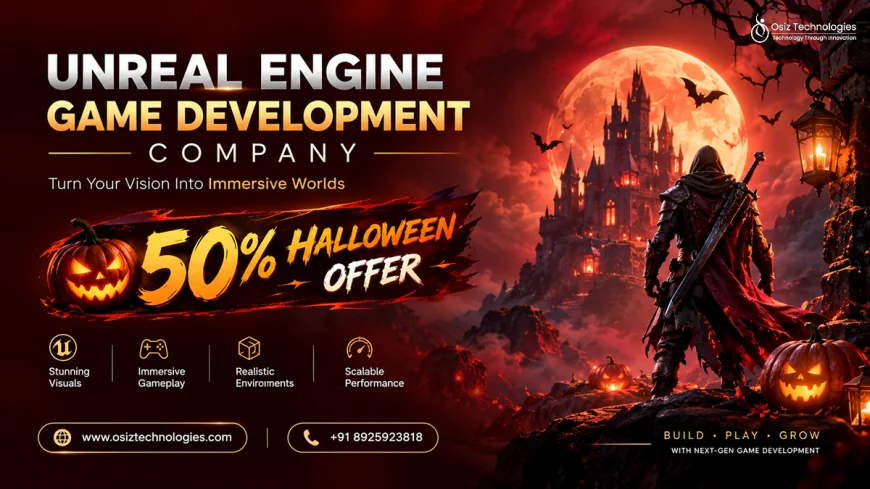 Build AAA-Quality Gaming Experiences with Unreal Engine - 50% Off This Halloween  