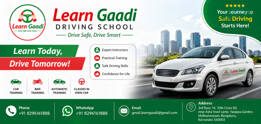 Driving Schools in Bangalore: Learn Car, Bike & Bus Driving Safely