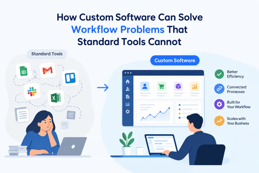 How Custom Software Can Solve Workflow Problems That Standard Tools Cannot