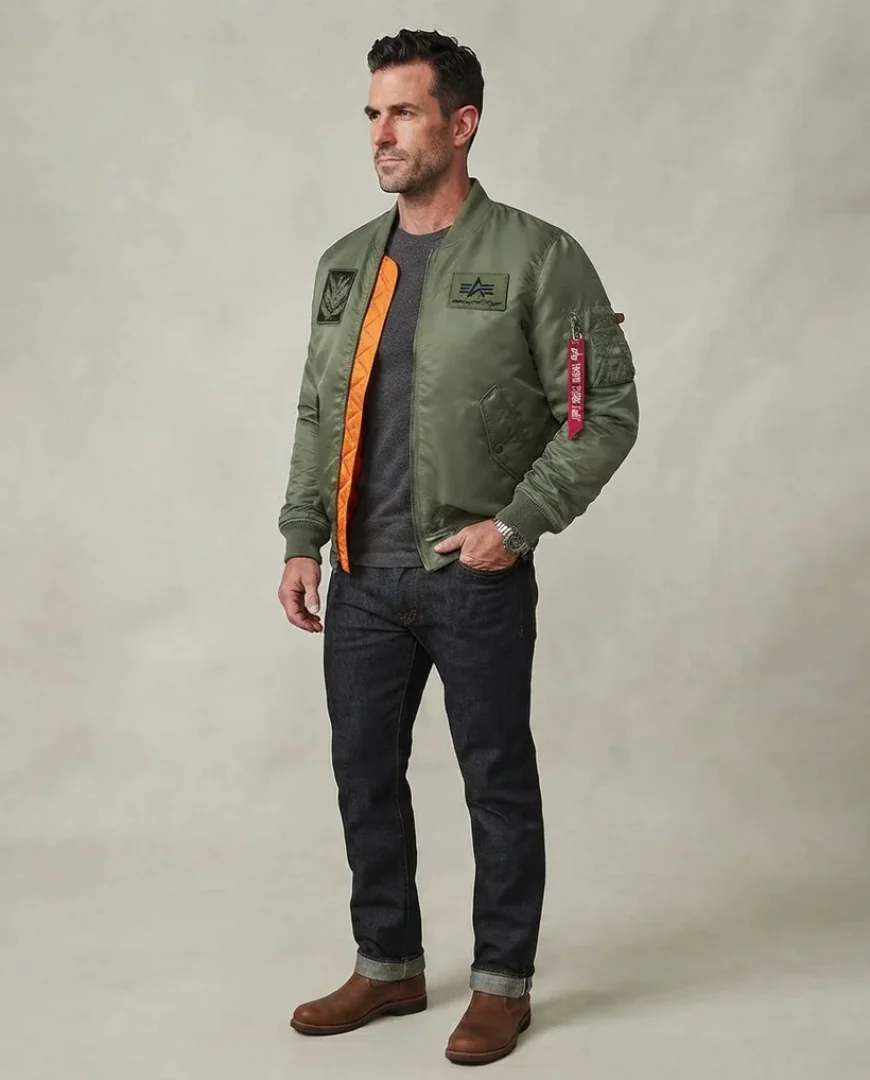 USA Classic Bomber Jacket – Timeless Fashion Style