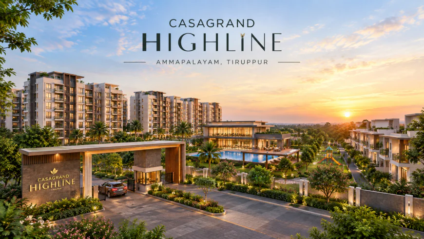 Casagrand Highline | 3 & 4 BHK Homes in Ammapalayam, Tiruppur