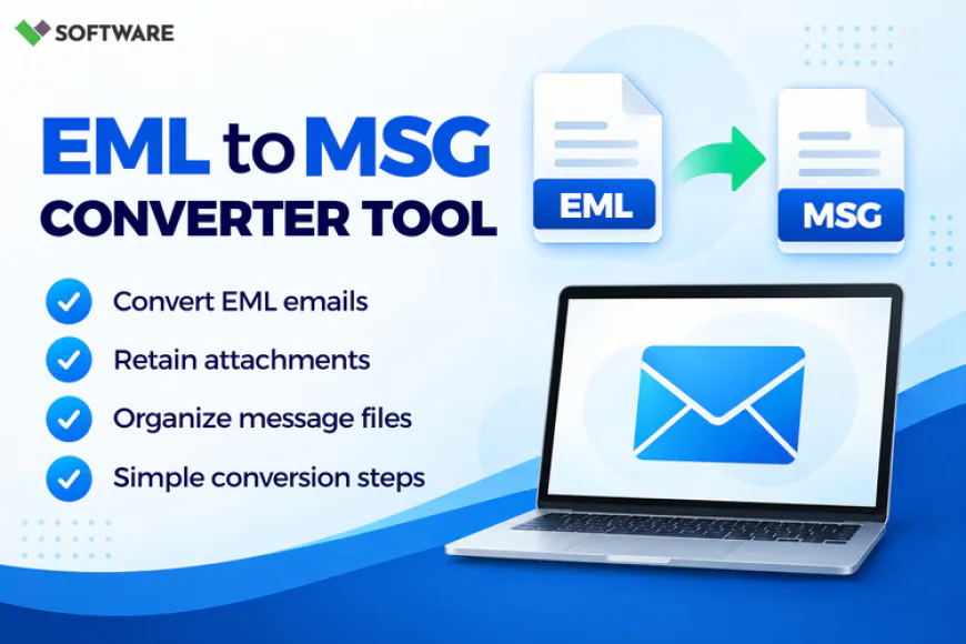How an EML to MSG Converter Helps Organize Outlook Emails