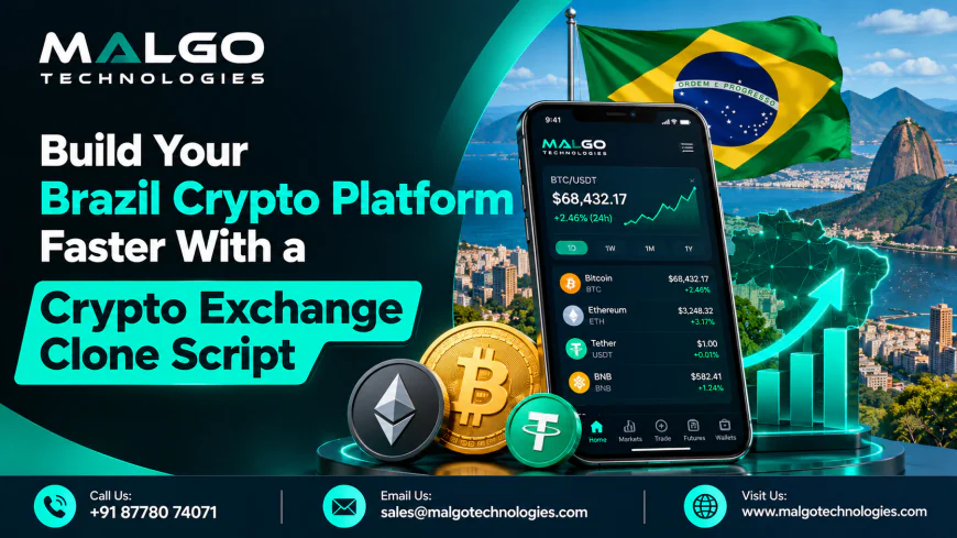 Build Your Brazil Crypto Platform Faster With a Crypto Exchange Clone Script