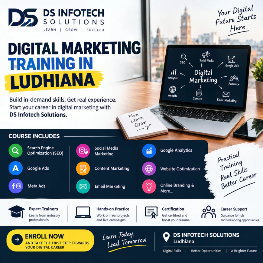 Digital Marketing Training in Ludhiana - DSInfotechSolutions