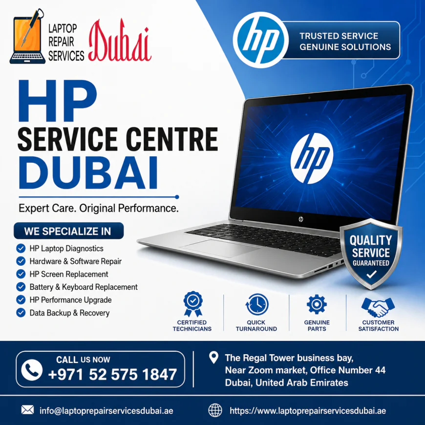 HP Service Center Dubai: Reliable Laptop Repair Solutions for HP Laptops