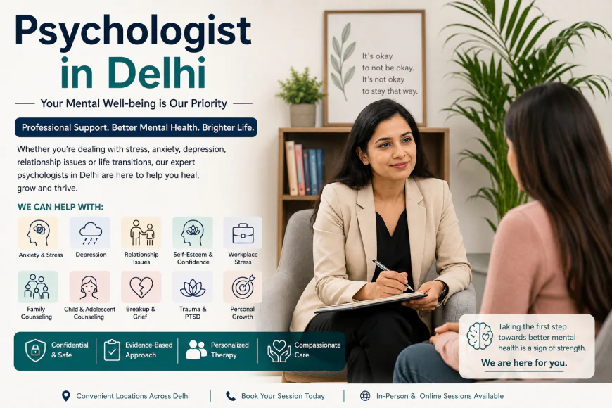 Psychologist in Delhi: Professional Support for Better Mental Well-Being