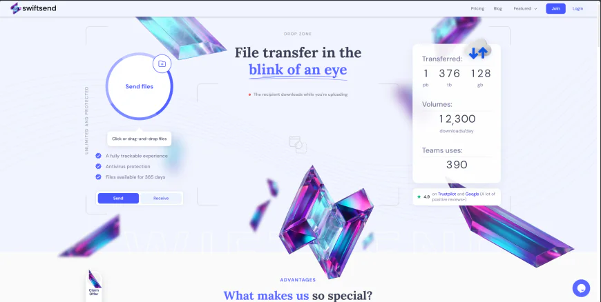 A Simple Way to Transfer Large Files Online