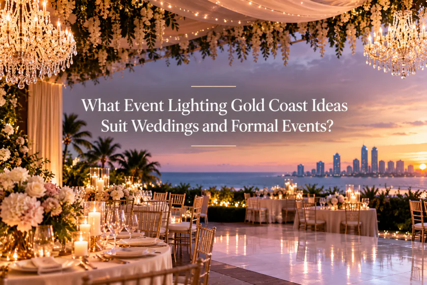 What Event Lighting Gold Coast Ideas Suit Weddings and Formal Events?