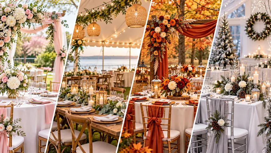 Budget-Friendly Wedding Rental Decor Tips for Every Season