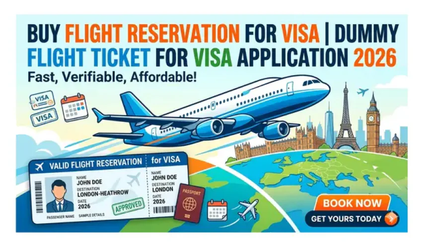Flight Reservation for Visa: A Smart Travel Solution