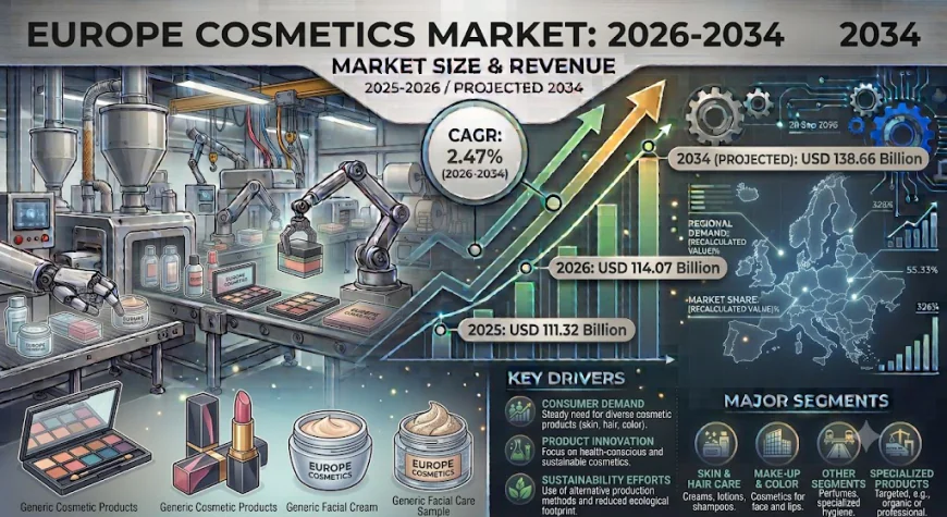 Europe Cosmetics Market: How Biotech Ingredients and Male Grooming Are Rewriting a USD 111 Billion Industry