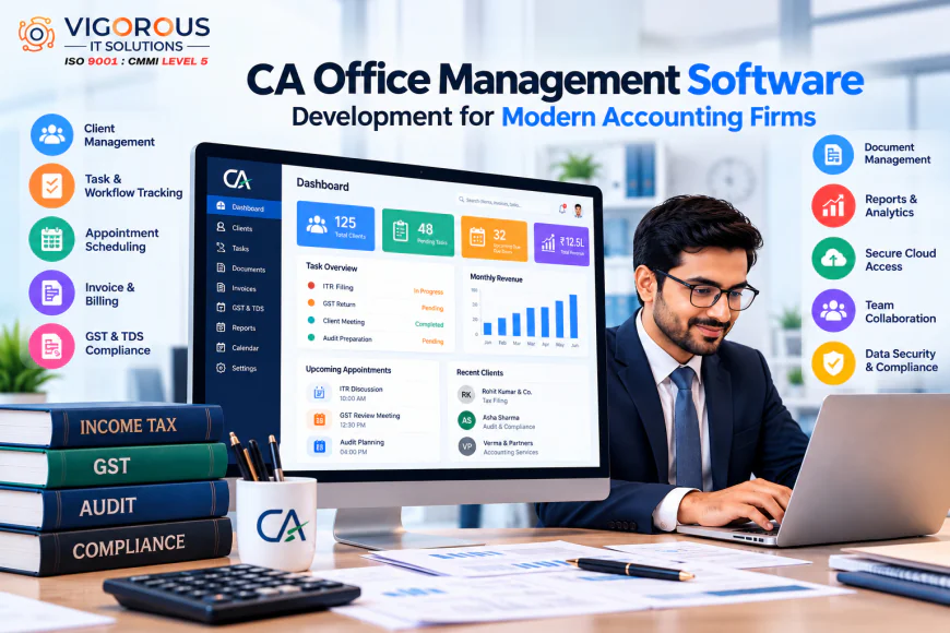 CA Office Management Software Development for Modern Accounting Firms