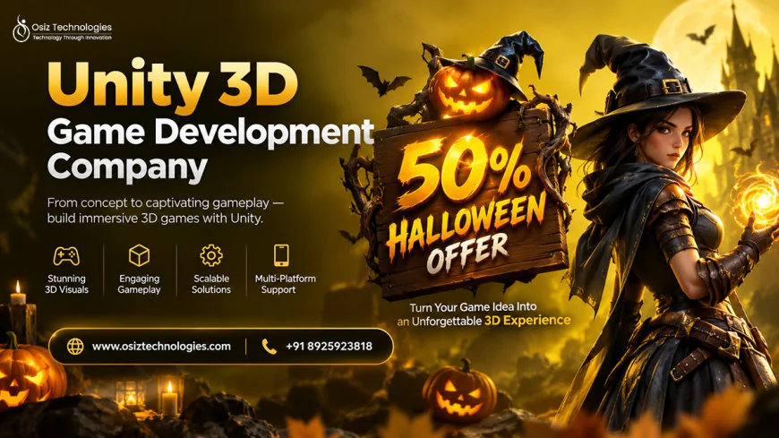 3D Gaming Goes Cross-Platform: Build Your Unity 3D Game with 50% Off This Halloween  