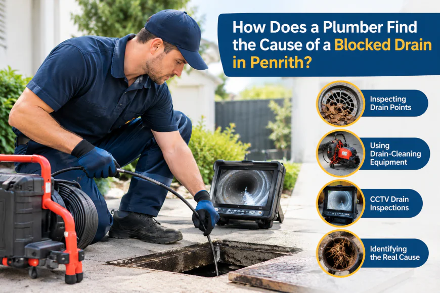 How Does a Plumber Find the Cause of a Blocked Drain in Penrith?