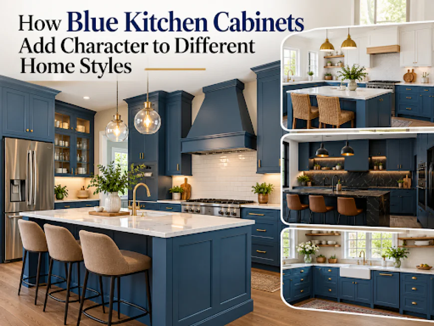 How Blue Kitchen Cabinets Add Character to Different Home Styles