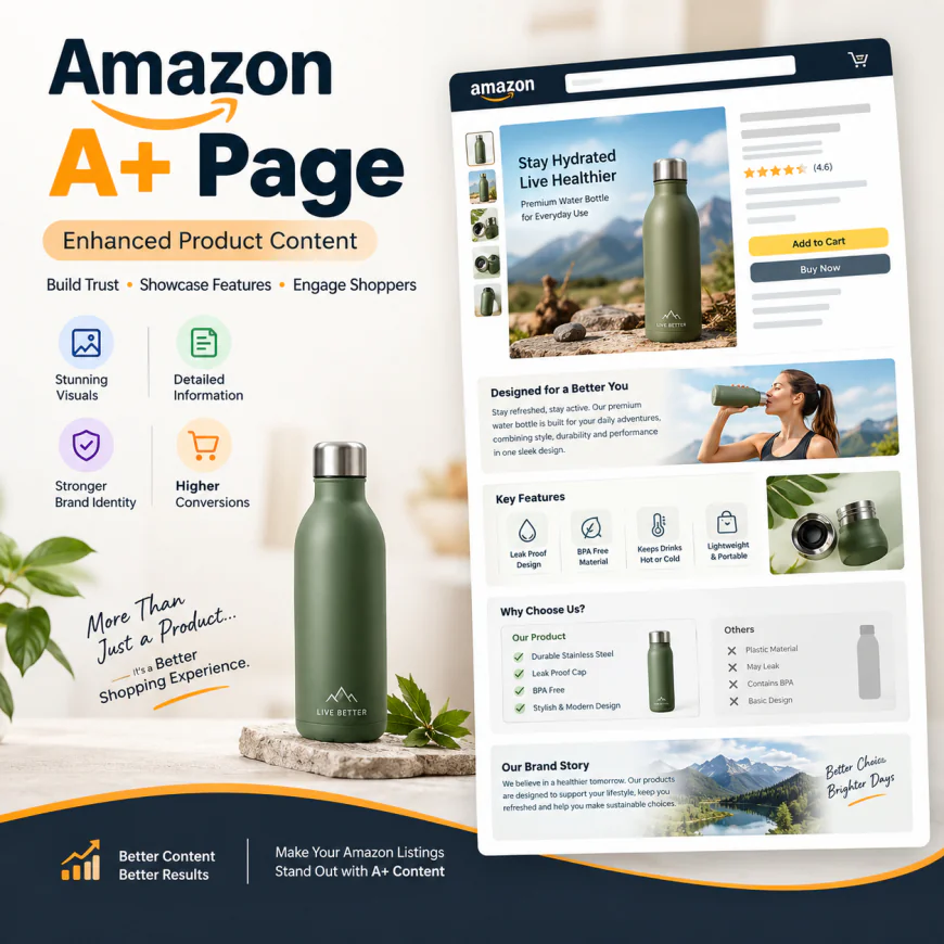 Amazon A+ Page: Improve Your Amazon Product Presentation