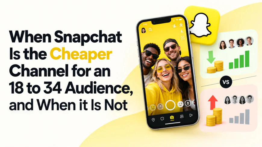 When Snapchat Is the Cheaper Channel for an 18 to 34 Audience, and When It Is Not