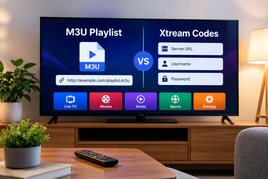 M3U vs Xtream Codes: Understanding IPTV Setup Methods in Finland