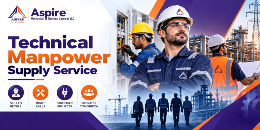 How can technical manpower supply services help industrial projects?