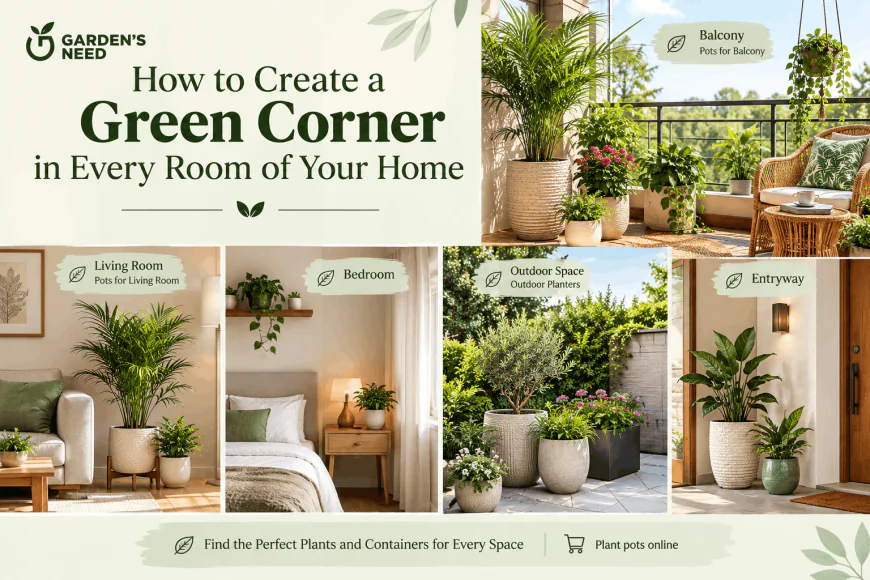 How to Create a Green Corner in Every Room of Your Home