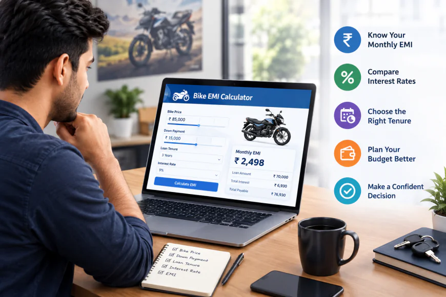 How Can a Bike EMI Calculator Help Before Applying for a Bike Loan?