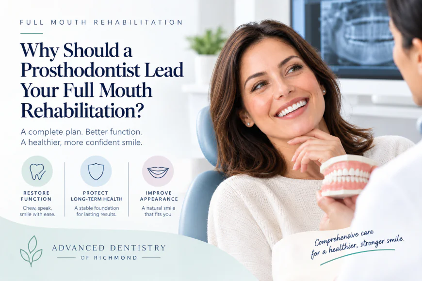Why Should a Prosthodontist Lead Your Full Mouth Rehabilitation?