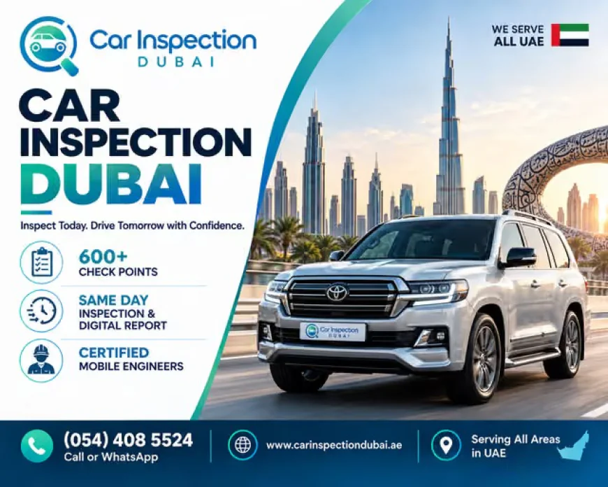Car Inspection Dubai: Important Checks for a Reliable Used Car