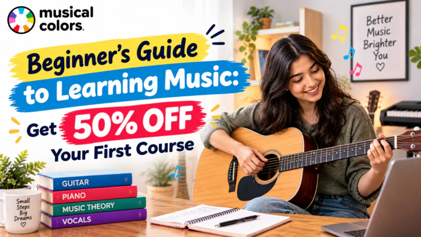 Beginner’s Guide to Learning Music – Get 50% Off