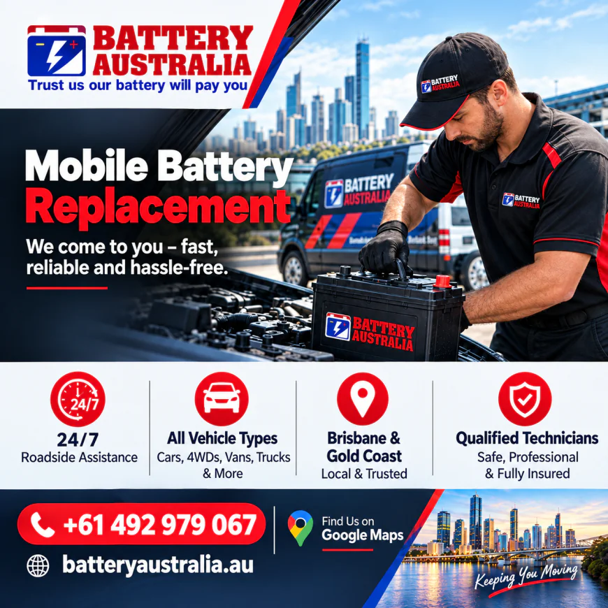 Car Battery Replacement Brisbane: Mobile Battery & Roadside Services