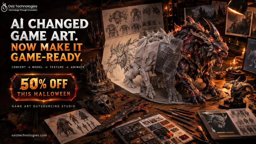 ? AI Is Making Game Creation Faster — Get 50% OFF Game Art This Halloween!