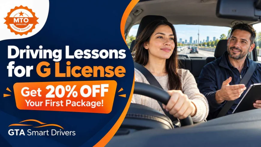 Driving Lessons for G License – Get 20% Off Your First Package!