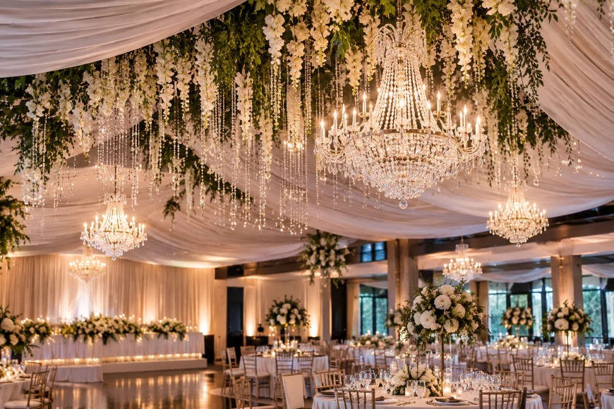 How Can Chandeliers and Wall Lighting Work Together at Sydney Events?