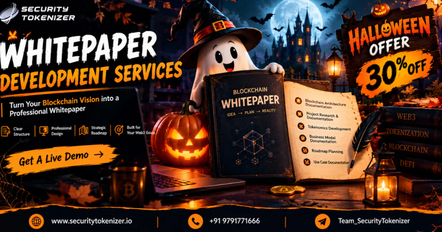 Why Are Blockchain Projects Investing in Powerful Whitepapers as Tokenization Gains Momentum? Claim Halloween 30% OFF!