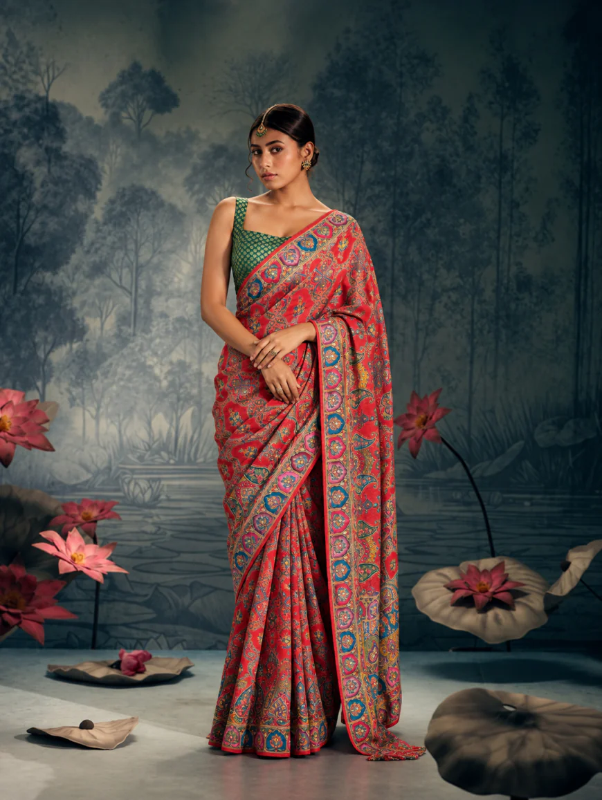 Durga Puja Saree Styling Guide for Every Day of the Celebration