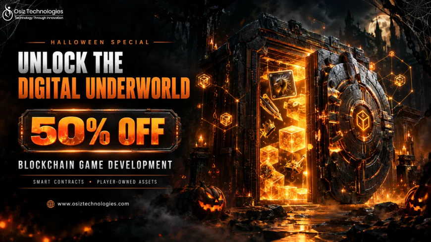 Smart Contracts to Player-Owned Assets — Get 50% OFF Blockchain Game Development This Halloween!
