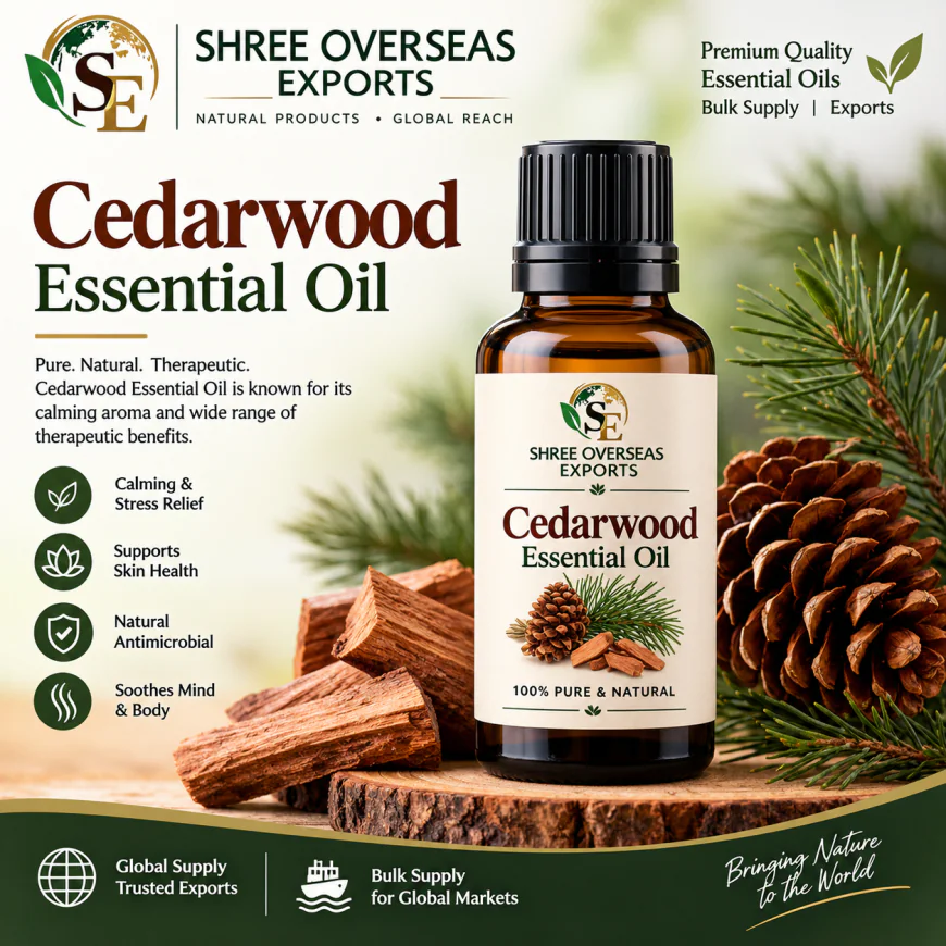 Cedarwood Essential Oil for Perfume Manufacturers: Bulk Supply and Wholesale Solutions