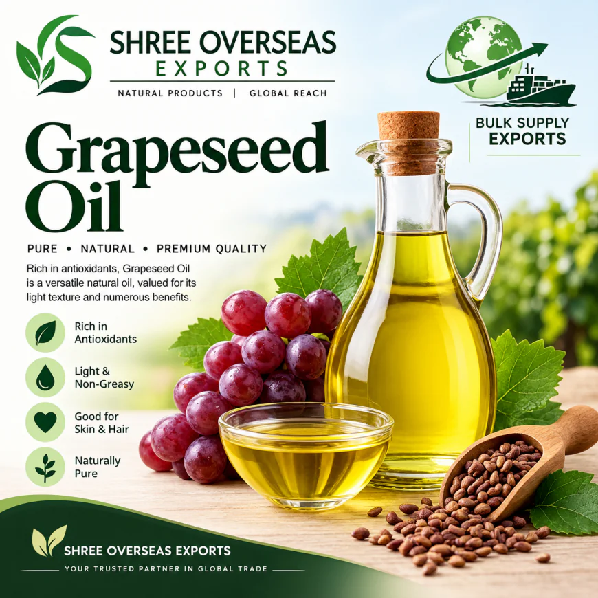 Grapeseed Oil Contract Manufacturer: Bulk Supply and Custom Manufacturing for Cosmetic Brands