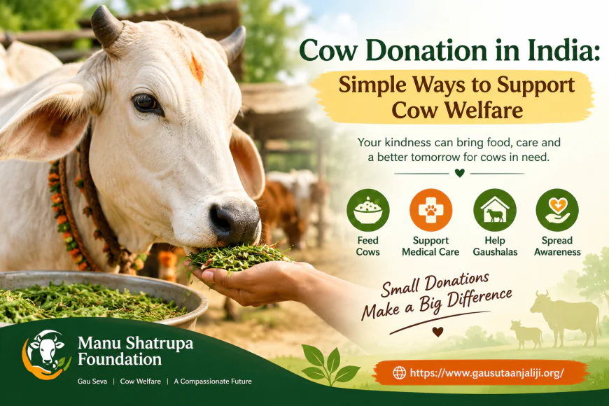 Cow Donation in India: Simple Ways to Support Cow Welfare