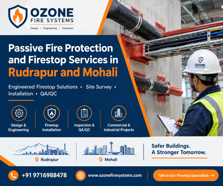 Passive Fire Protection and Firestop Services in Rudrapur and Mohali