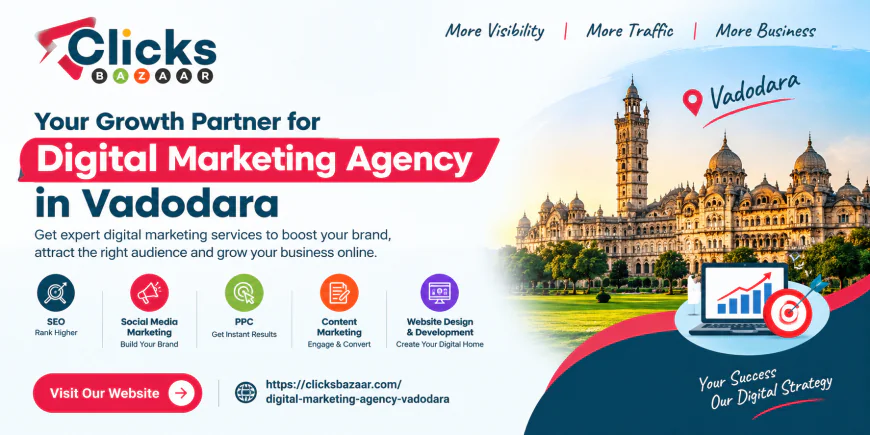 Why Choosing a Digital Marketing Agency in Vadodara Helps Businesses Grow Online