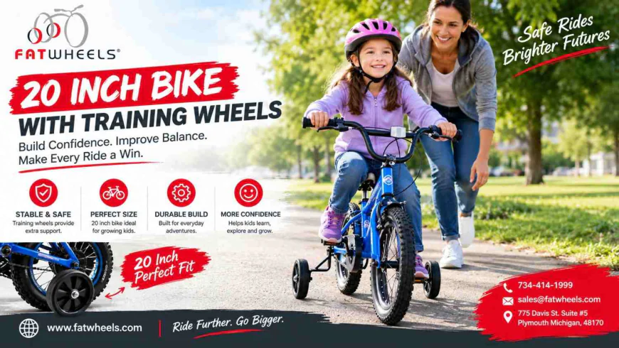 20 Inch Bike with Training Wheels: Find the Right Bicycle Stability Solution with FATWHEELS