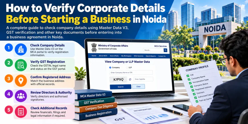 How to Verify Corporate Details Before Starting a Business in Noida