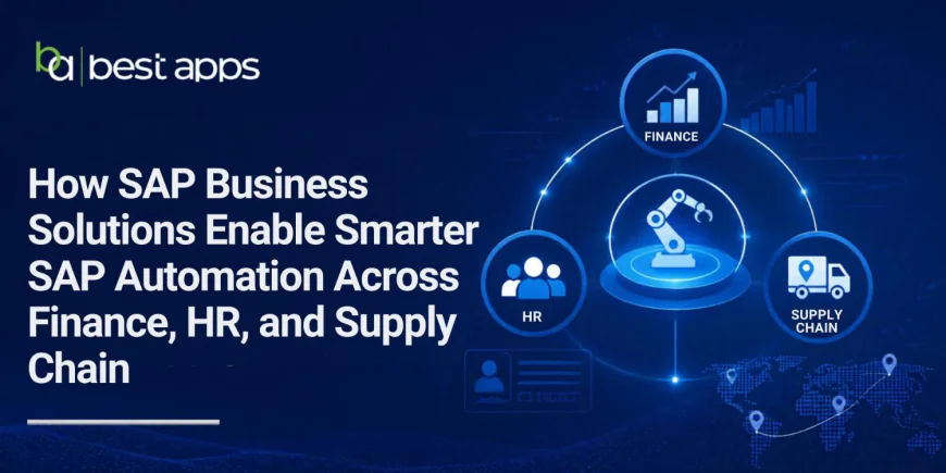 How SAP Business Solutions Enable Smarter SAP Automation Across Finance, HR, and Supply Chain