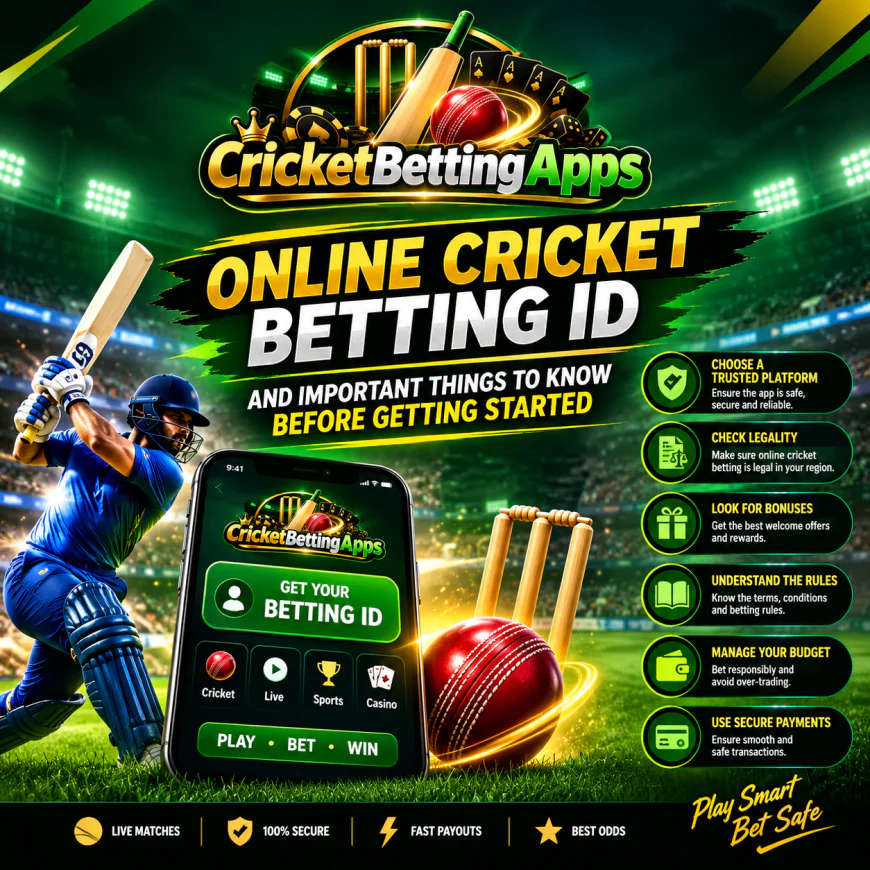 Online Cricket Betting ID and Important Things to Know Before Getting Started
