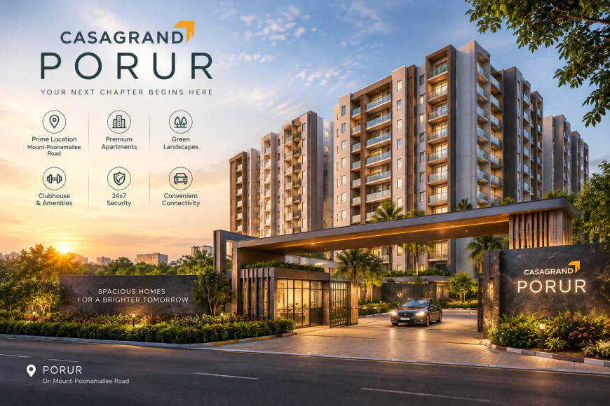 Casagrand Porur Chennai | Upcoming 2, 3 & 4 BHK Apartments