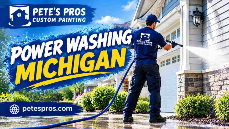 Power Washing Michigan: Benefits of Residential Pressure Washing Services