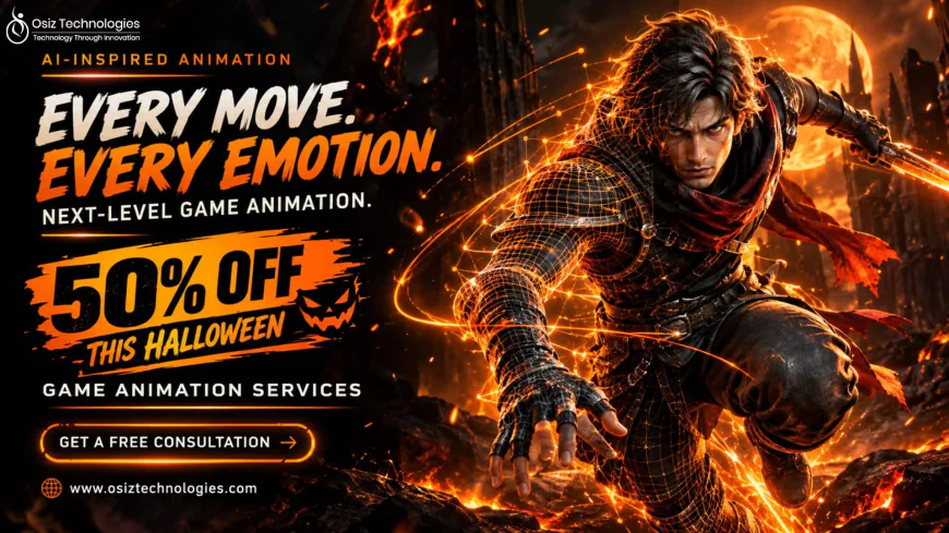 AI Is Revolutionizing Game Animation in the USA — Get 50% OFF Game Animation Services This Halloween!